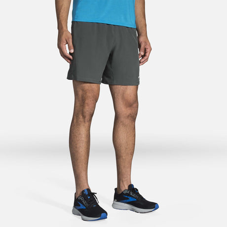 Brooks Sherpa 7 pouces short course dark oyster homme face