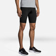 Brooks Source shorts 9 pouces type cuissards de course a pied noir homme face