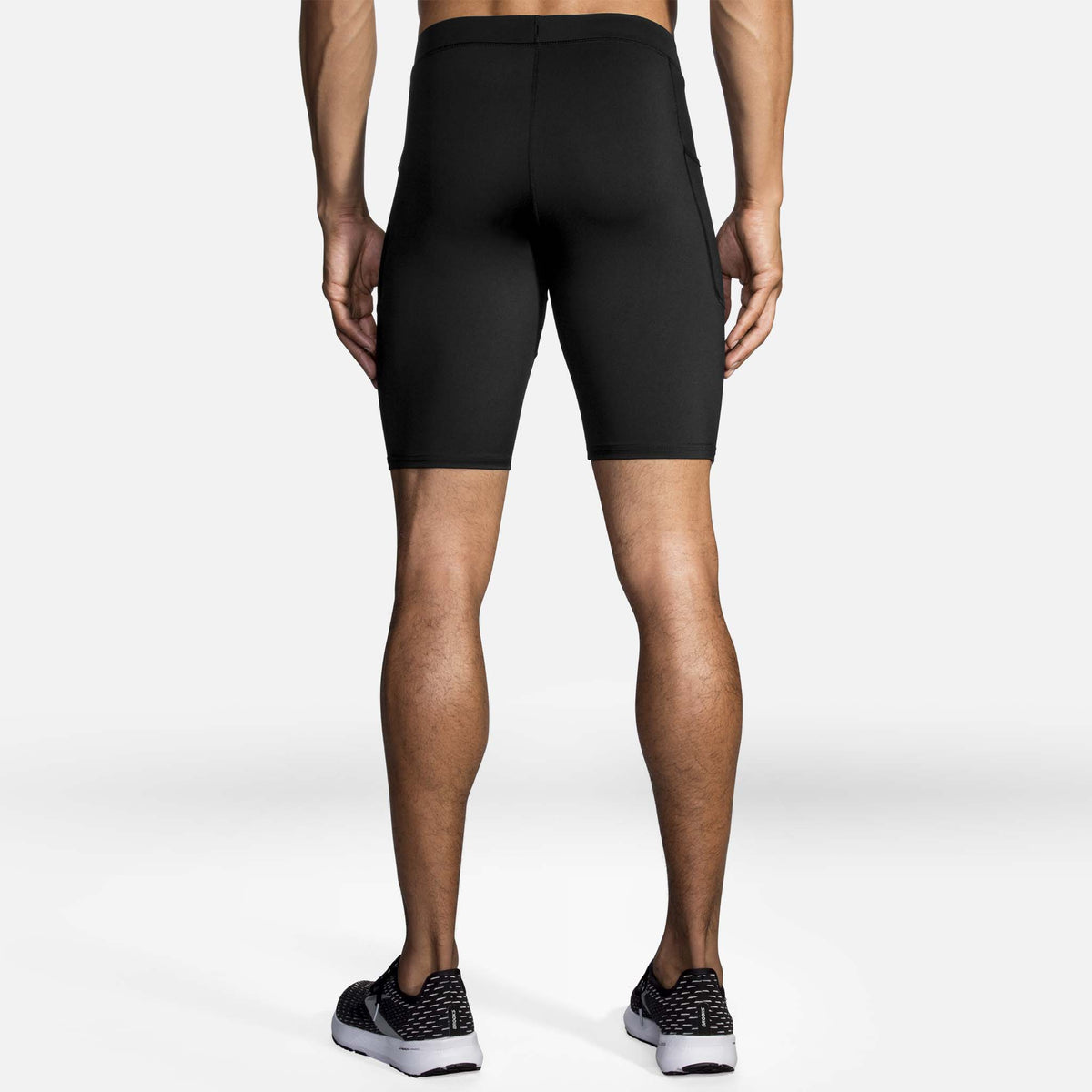 Brooks Source shorts 9 pouces type cuissards de course a pied noir homme dos