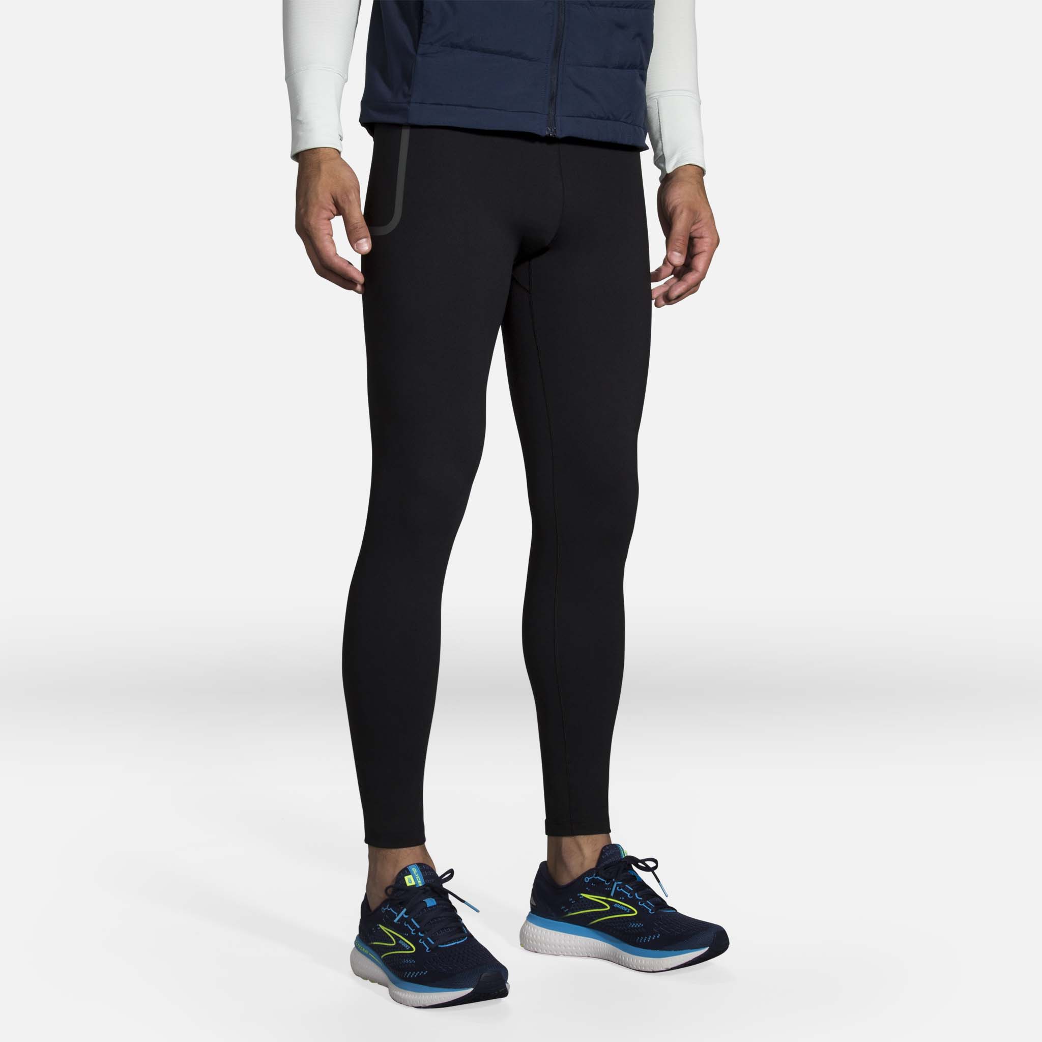 Brooks Momentum Thermal running leggings for men Black / S