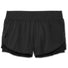 Brooks Rep 3" 2 in 1 short de course à pied noir pour femme