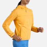 Brooks Canopy jacket de course safran femme action