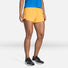 Brooks Chaser 3 pouces shorts course safran femme face