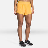 Brooks Chaser 3 pouces shorts course safran femme face 2