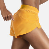 Brooks Chaser 3 pouces shorts course safran femme action