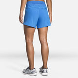 Brooks Chaser 5 pouces shorts course blue bolt femme dos