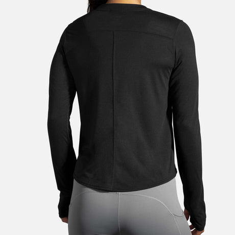 Brooks Distance chadail de course manches longues noir pour femme dos