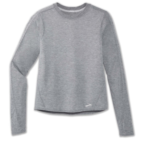Brooks Distance chadail de course manches longues heather ash pour femme 