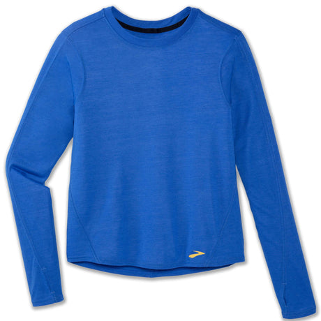 Brooks Distance chadail de course manches longues blue bolt pour femme 