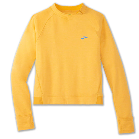 Brooks Notch Thermal chandail de course à manches longues heather saffron femme
