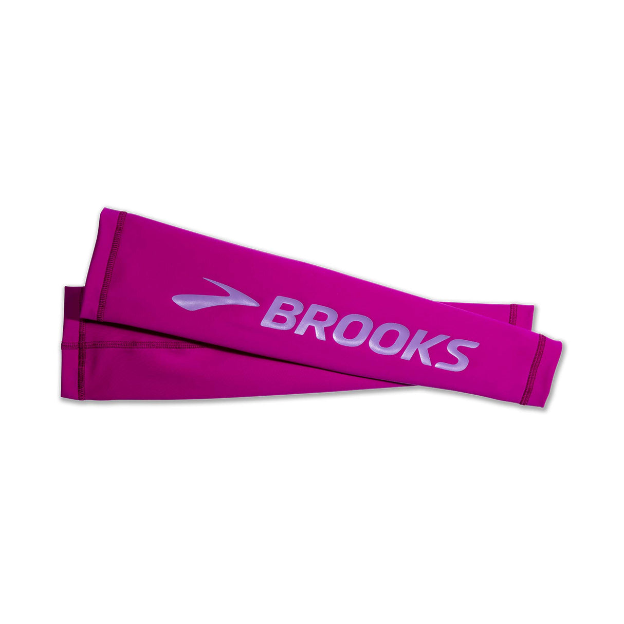 Brooks Source Midweight manchons de course à pied pour bras magenta unisexe