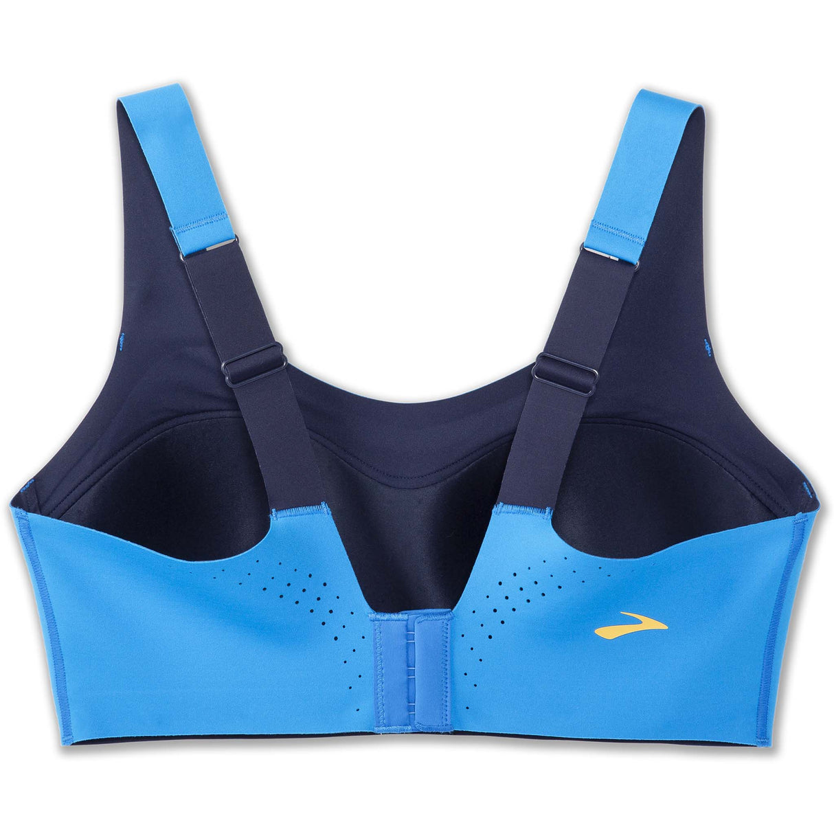 Brooks Dare Scoopback soutien-gorge fluoro blue bolt navy dos