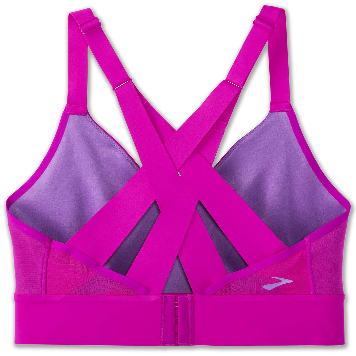 Brooks Drive Interlace Bra magenta heliotrope dos
