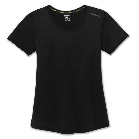 Brooks Distance T-shirt de course manches courtes femme noir