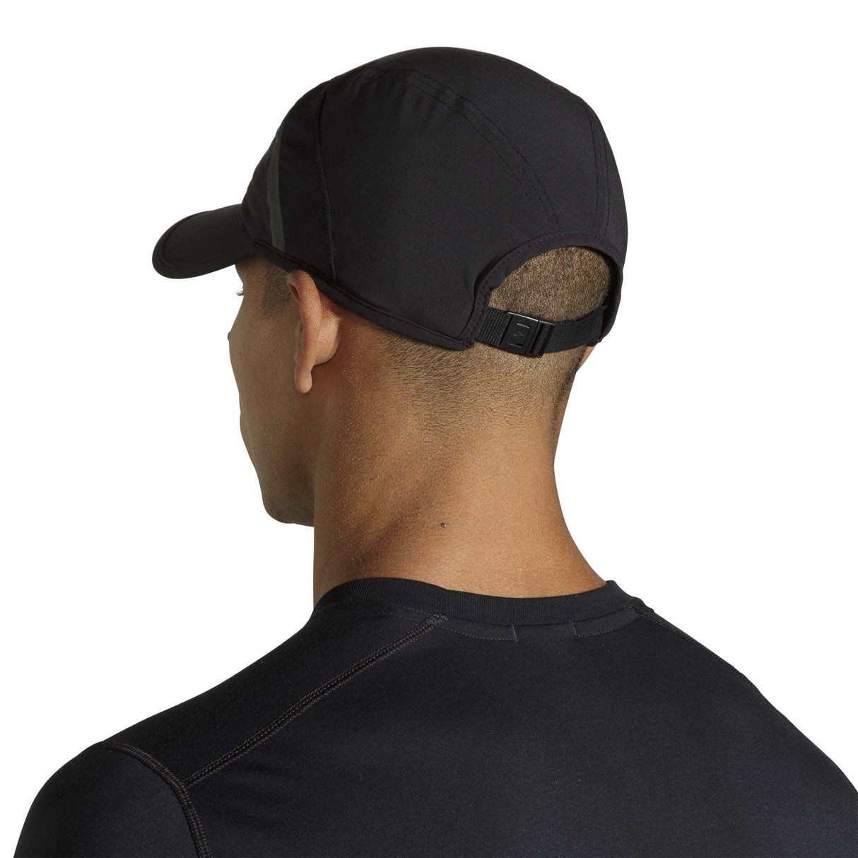 Brooks Running Base Hat casquette de course noir homme et femme dos