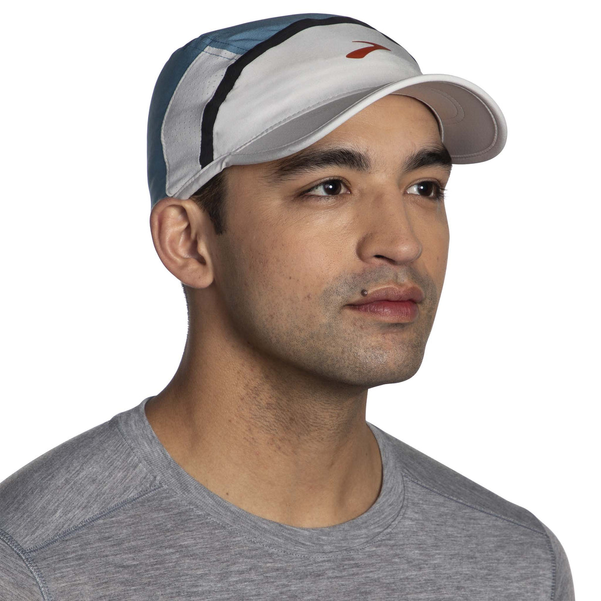 Brooks Running Base Hat casquette de course homme et femme live - Storm Blue/Light Pikes Peak