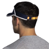 Brooks Base Visor casquette visière de course à pied - Navy/Light Peak dos