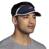 Brooks Base Visor casquette visière de course à pied - Navy/Light Peak live