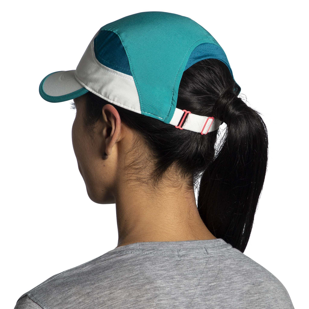 Brooks Chaser Hat casquette de course à pied unisexe dos- Mint Mix/Nile Green/Lagoon