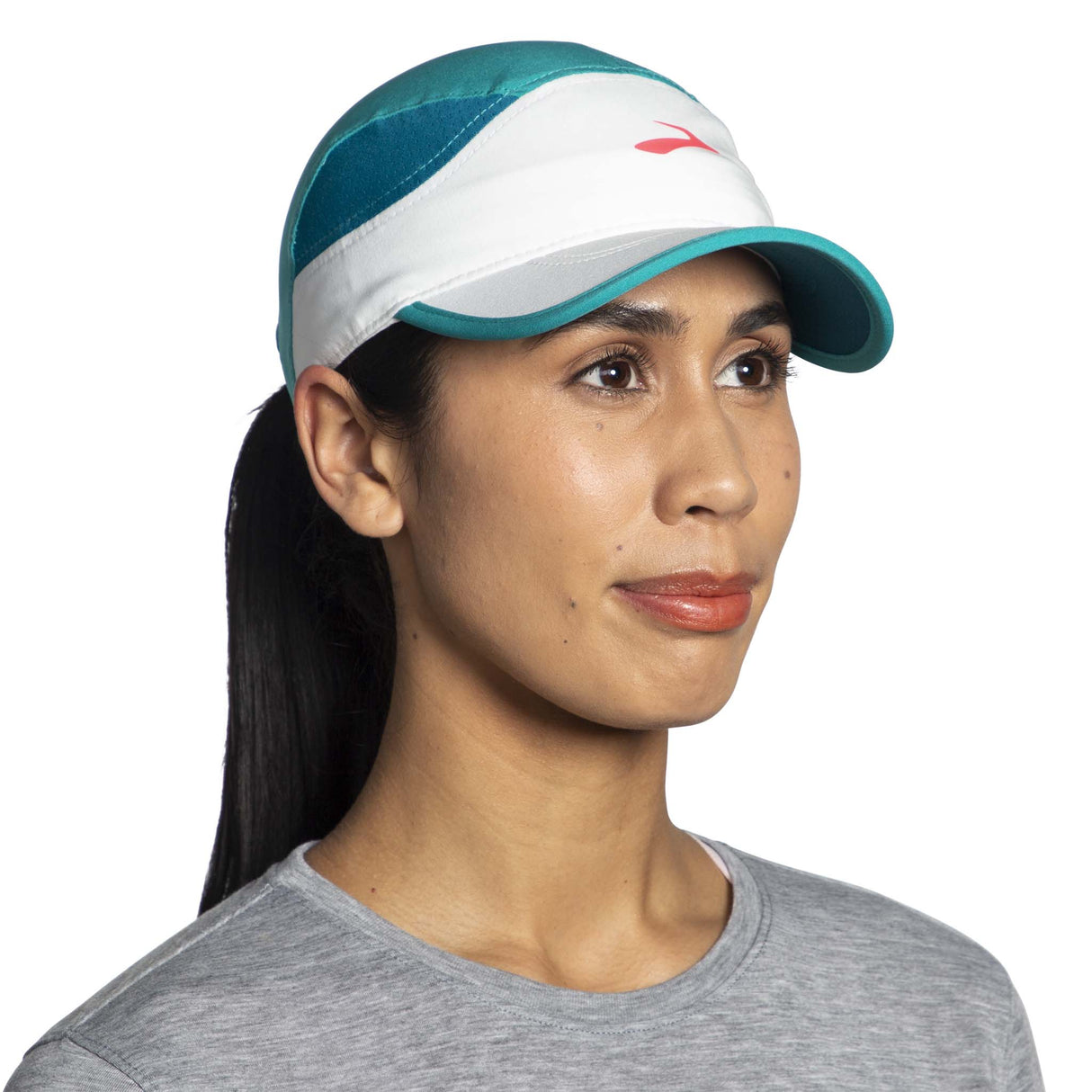 Brooks Chaser Hat casquette de course à pied unisexe face - Mint Mix/Nile Green/Lagoon