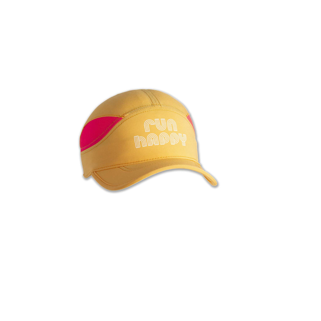 Brooks Chaser Hat casquette de course à pied unisexe -Sun Glow / Hyper Pink / Run Happy