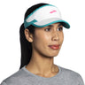 Brooks Chaser Visor visiere de course à pied unisexe face - Mint Mix / Nile Green