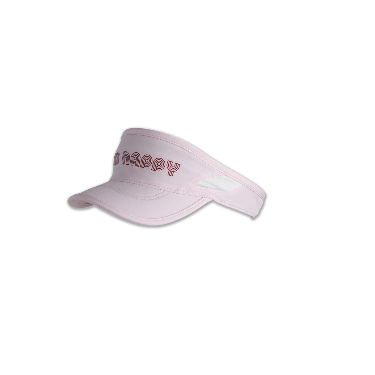 Brooks Chaser Visor visiere de course à pied unisexeQuartz / Light Mint / Run Happy lateral