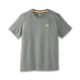 Brooks Distance 2.0 t-shirt de course homme -Dark pebble