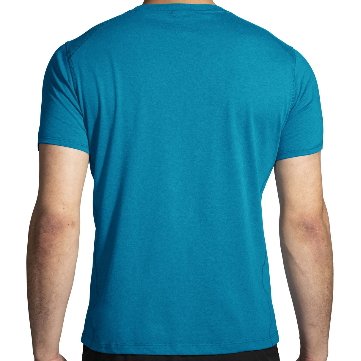 Brooks Distance 2.0 t-shirt de course homme dos -Pacific/Brooks Trail Run