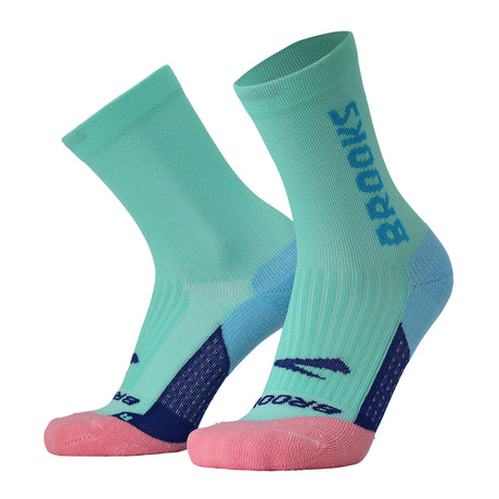 Brooks Ghost Crew chaussettes de course à pied - Salt Air/BR Crew