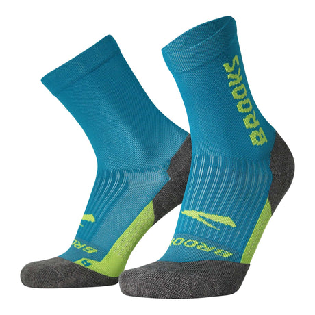 Brooks Ghost Crew chaussettes de course à pied - Lagoon/BR Crew