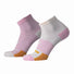 Brooks Ghost Lite Quarter 2-Pack chaussettes de course unisexe -Quartz/White et White/Quartz