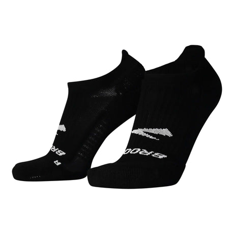 Brooks Ghost No Show chaussettes de course unisexe noir