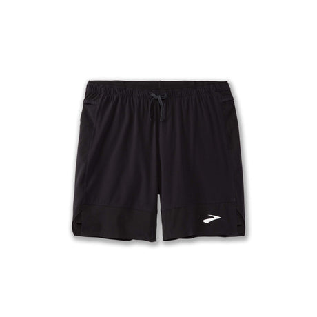 Brooks High Point short de course à pied 7 pouces avec cuissard homme -noir