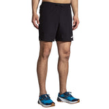 Brooks High Point short de course à pied 7 pouces avec cuissard homme face -noir