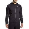 Brooks High Point Waterproof Jacket de course homme face - noir