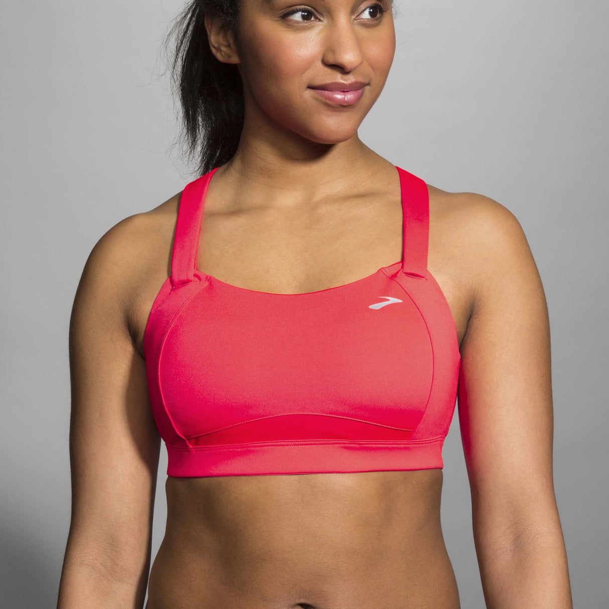 Brooks Juno soutien-gorge de course à pied pink live