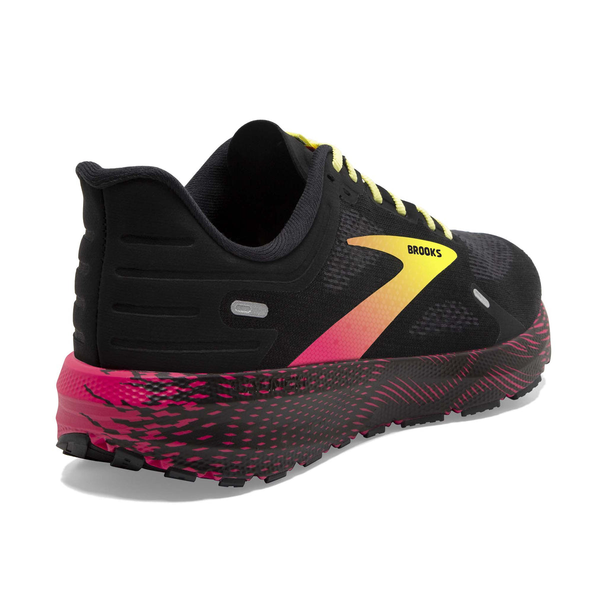 Brooks Launch 9 running homme talon- black pink yellow