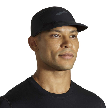 Brooks Lightweight Packable Hat casquette de course à pied noir face