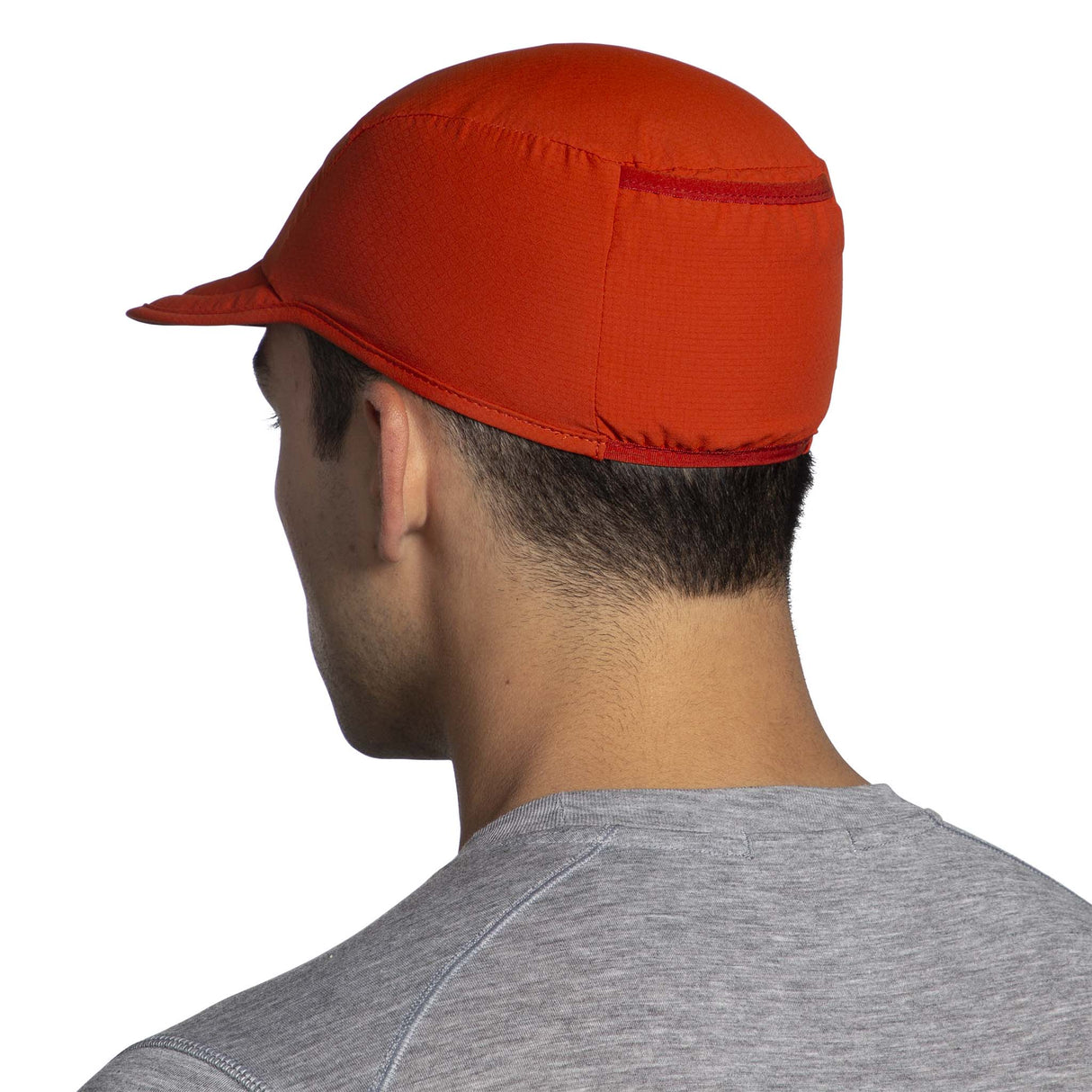 Brooks Lightweight Packable Hat casquette de course à pied dos -Red Clay