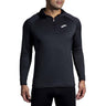 Brooks Notch Thermal Hoodie 2.0 chandail de course à pied homme noir face