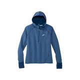 Brooks Notch Thermal Hoodie 2.0 chandail de course à pied femme heather blue ash