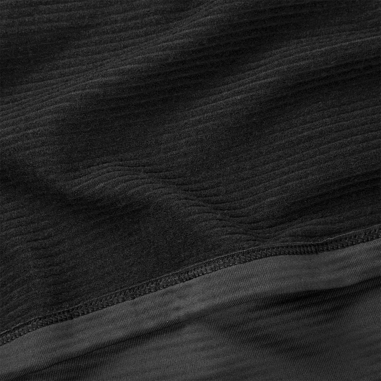 Chandail de course à pied à manches longues Brooks Notch Thermal 2.0 noir homme detail textile