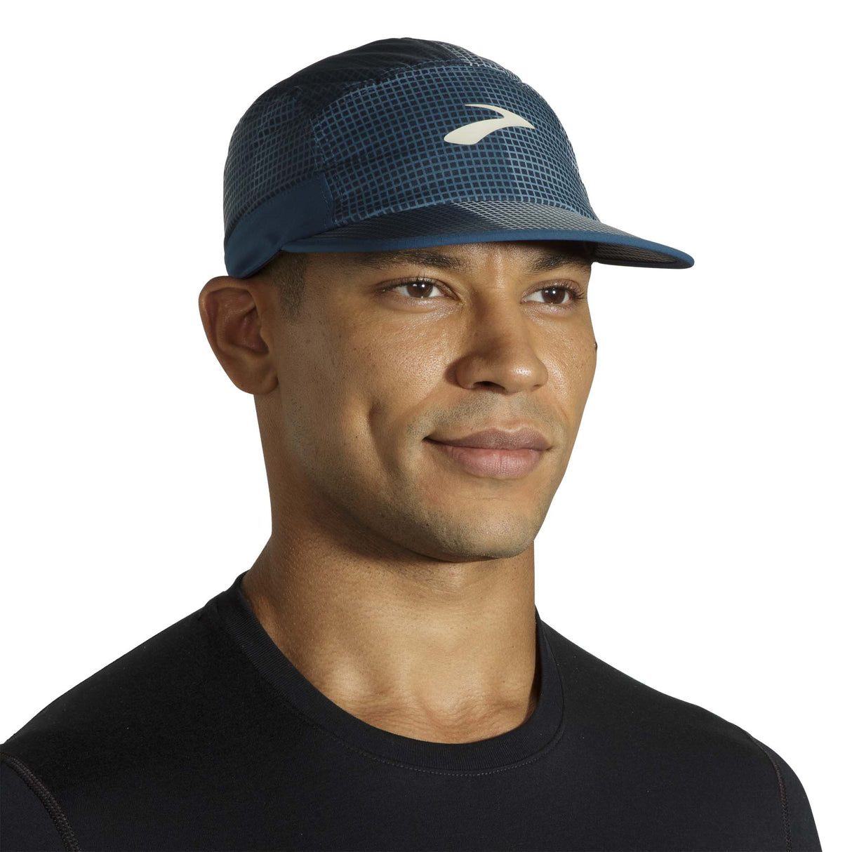 Casquette de course à pied Brooks Propel unisexe indigo rush face