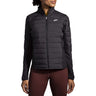 Brooks Shield Hybrid Jacket 2.0 manteau de course à pied noir femme face
