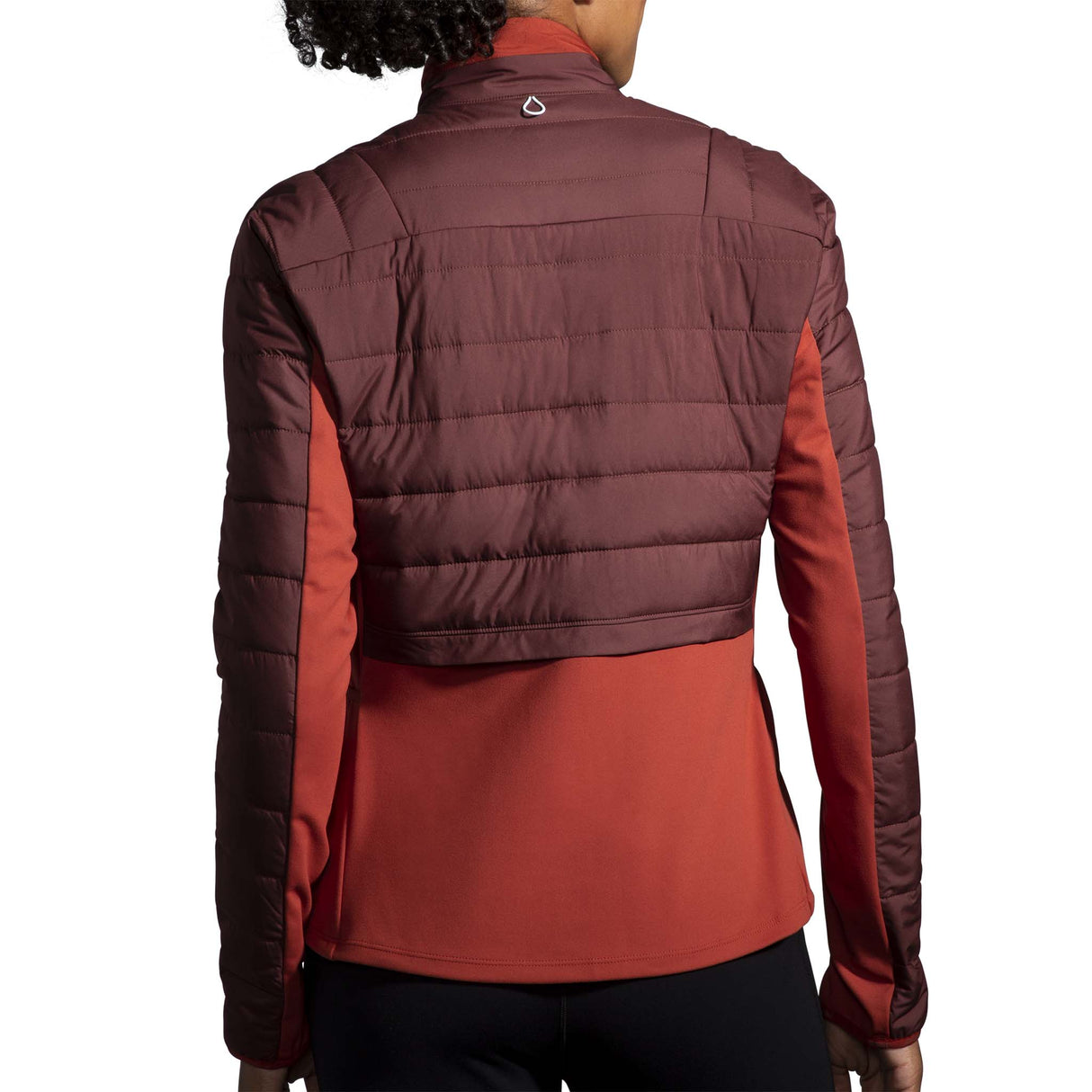Brooks Shield Hybrid Jacket 2.0 manteau de course à pied run raisin copper femme dos