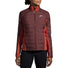 Brooks Shield Hybrid Jacket 2.0 manteau de course à pied run raisin copper femme face