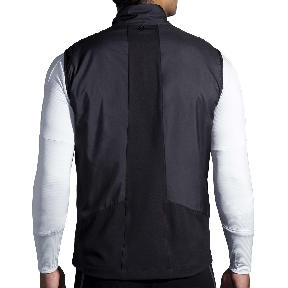 Brooks Shield Hybrid 2.0 Veste sans manches de course à pied noir homme dos