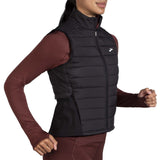 Brooks Shield Hybrid 2.0 Veste sans manches de course à pied noir femme action