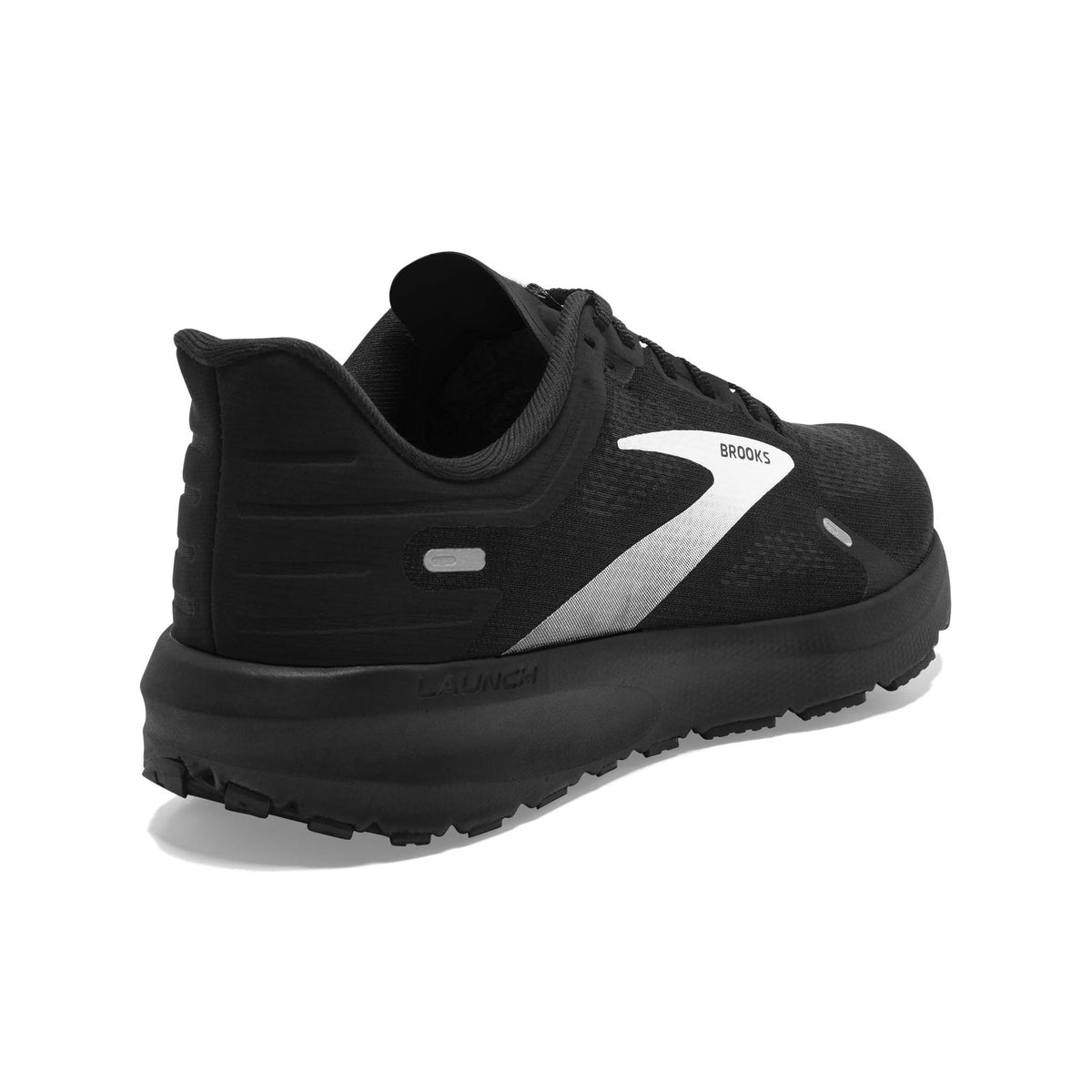 Brooks Launch 9 chaussures de course à pied noir blanc pour homme talon